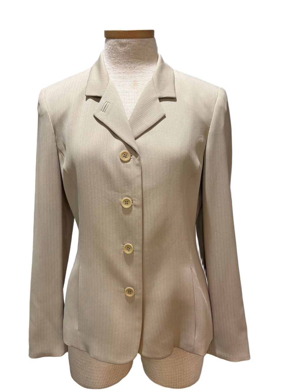 Garfield & Marks sz 6 tan blazer made in USA